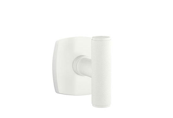 Emtek Studio Brass Door Handles - Ace Knurled Knob with Urban Modern Rosette