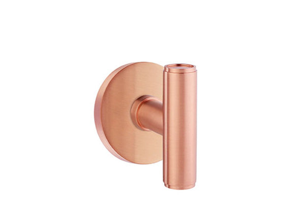 Emtek Studio Brass Door Handles - Ace Knob with Disk Rosette