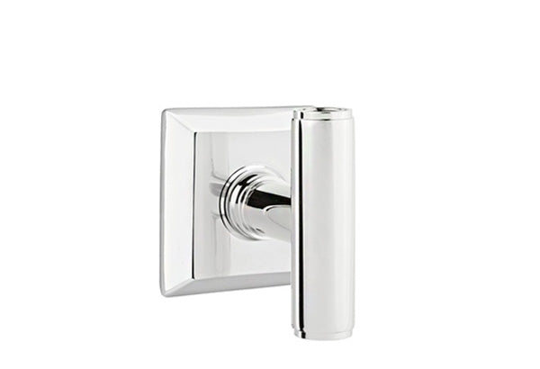 Emtek Studio Brass Door Handles - Ace Knob with Quincy Rosette