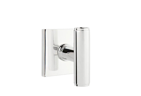 Emtek Studio Brass Door Handles - Ace Knob with Square Rosette