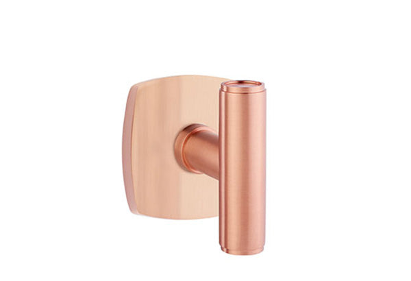 Emtek Studio Brass Door Handles - Ace Knob with Urban Modern Rosette