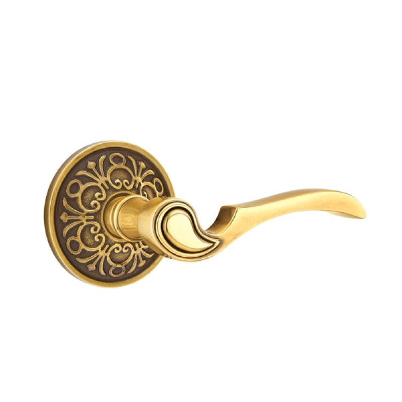 Emtek  Door Handle - Cortina Lever Lancaster Rosette