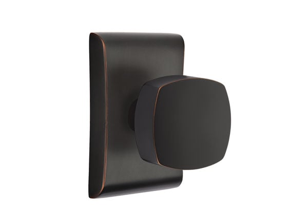 Emtek Freestone Knob with Neos Rosette