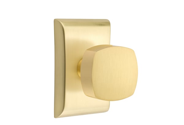 Emtek Freestone Knob with Neos Rosette