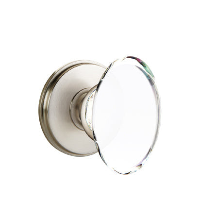 Emtek Glass Knobsets - Hampton Glass Knob - Watford Rosette