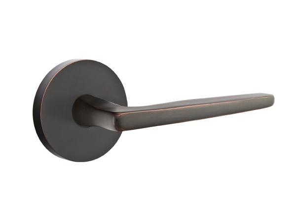 Emtek Hermes Lever with Disk Rosette