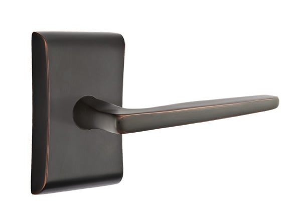 Emtek Hermes Lever with Neos Rosette