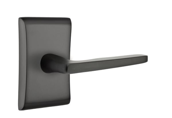 Emtek Hermes Lever with Neos Rosette