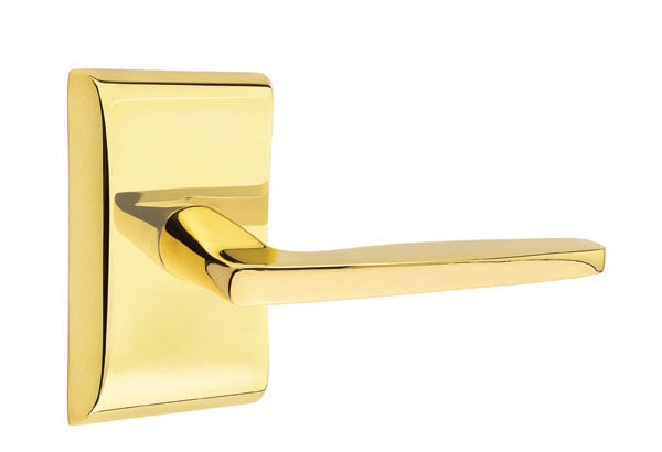 Emtek Hermes Lever with Neos Rosette