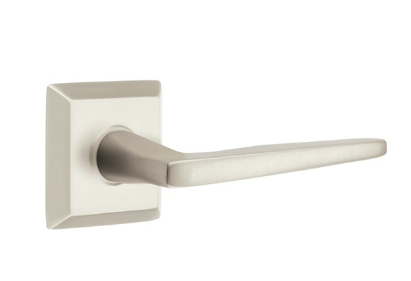 Emtek Hermes Lever with Quincy Rosette