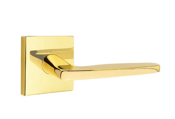 Emtek Hermes Lever with Square Rosette