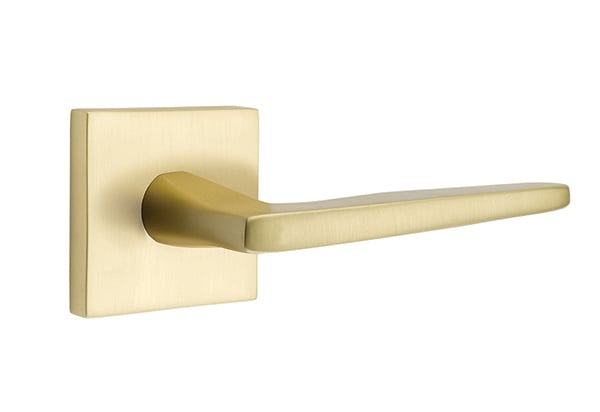 Emtek Hermes Lever with Square Rosette