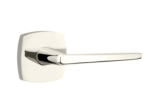 Emtek Hermes Lever with Urban Modern Rosette