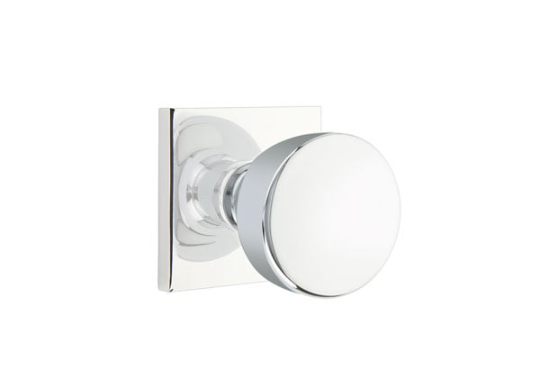 Emtek Square Rosette with Laurent Knob