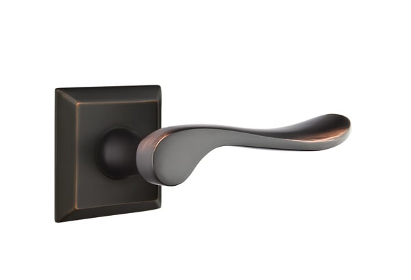 Emtek Luzern Lever with Quincy Rosette