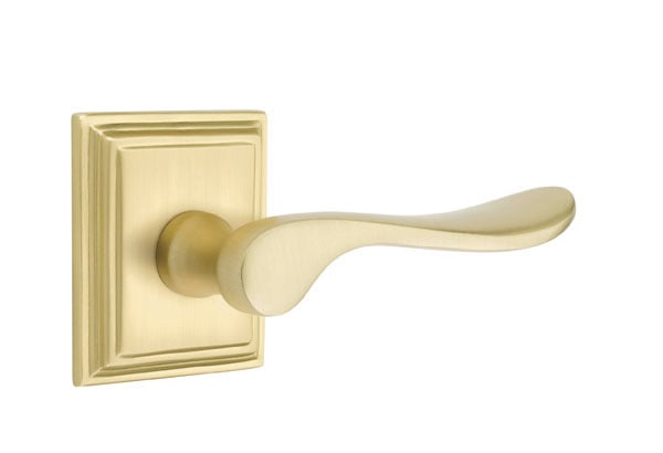 Emtek Luzern Lever with Wilshire Rosette