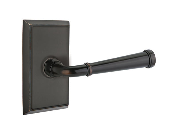 Emtek  Door Handle - Merrimack Lever Rectangular Rosette
