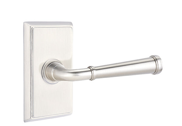 Emtek  Door Handle - Merrimack Lever Rectangular Rosette
