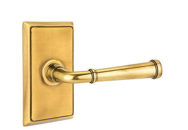 Emtek  Door Handle - Merrimack Lever Rectangular Rosette