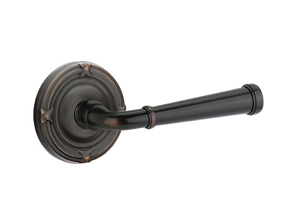 Emtek  Door Handle - Merrimack Lever Ribbon & Reed Rosette