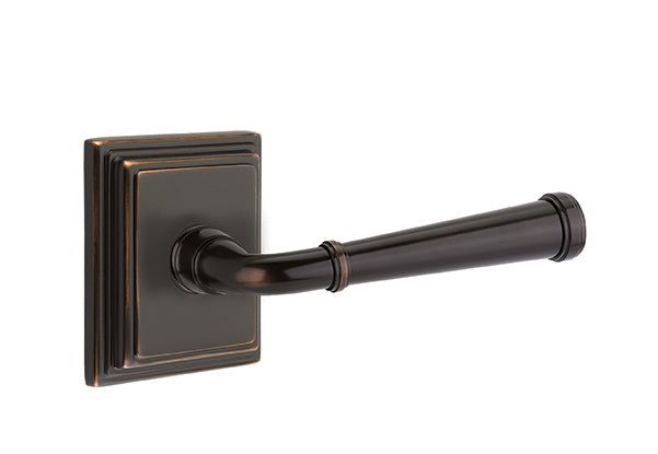 Emtek Door Handle - Merrimack Lever Wilshire Rosette