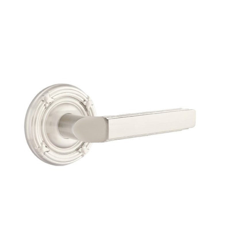 Emtek  Door Handle - Milano Lever Ribbon & Reed Rosette