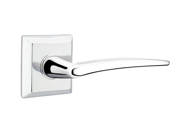 Emtek Poseidon Lever with Quincy Rosette