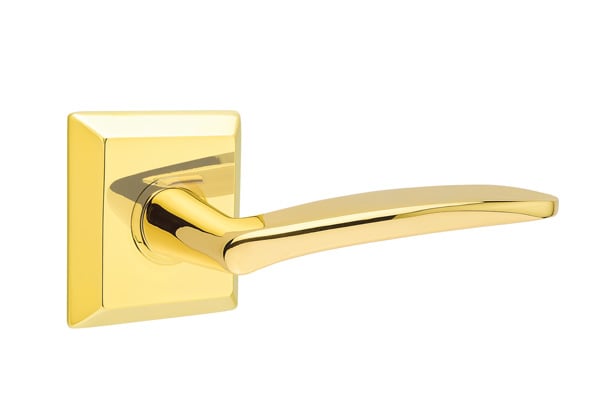 Emtek Poseidon Lever with Quincy Rosette