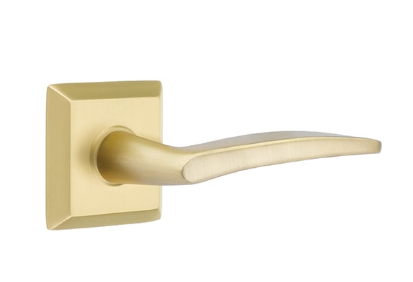 Emtek Poseidon Lever with Quincy Rosette