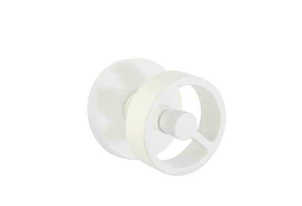 Emtek Studio Brass Door Handles - Spoke Knob with Disk Rosette