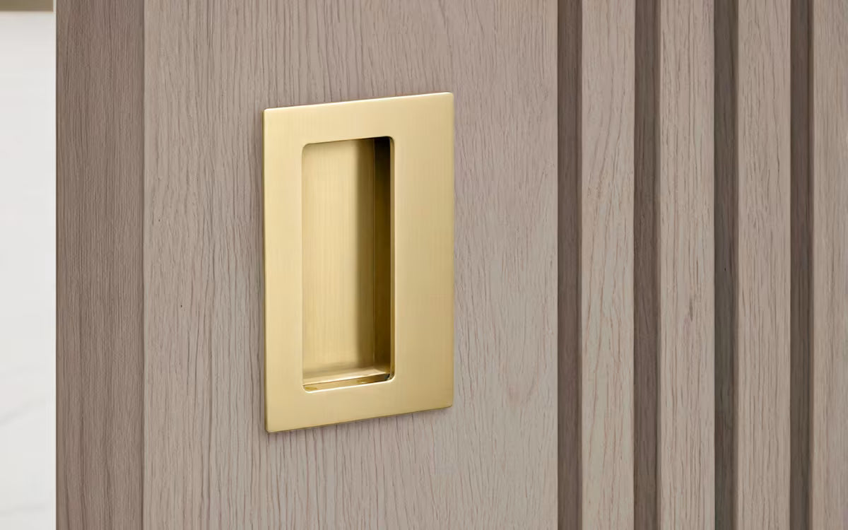 Emtek - Rectangular Flush Pull with Offset Pocket