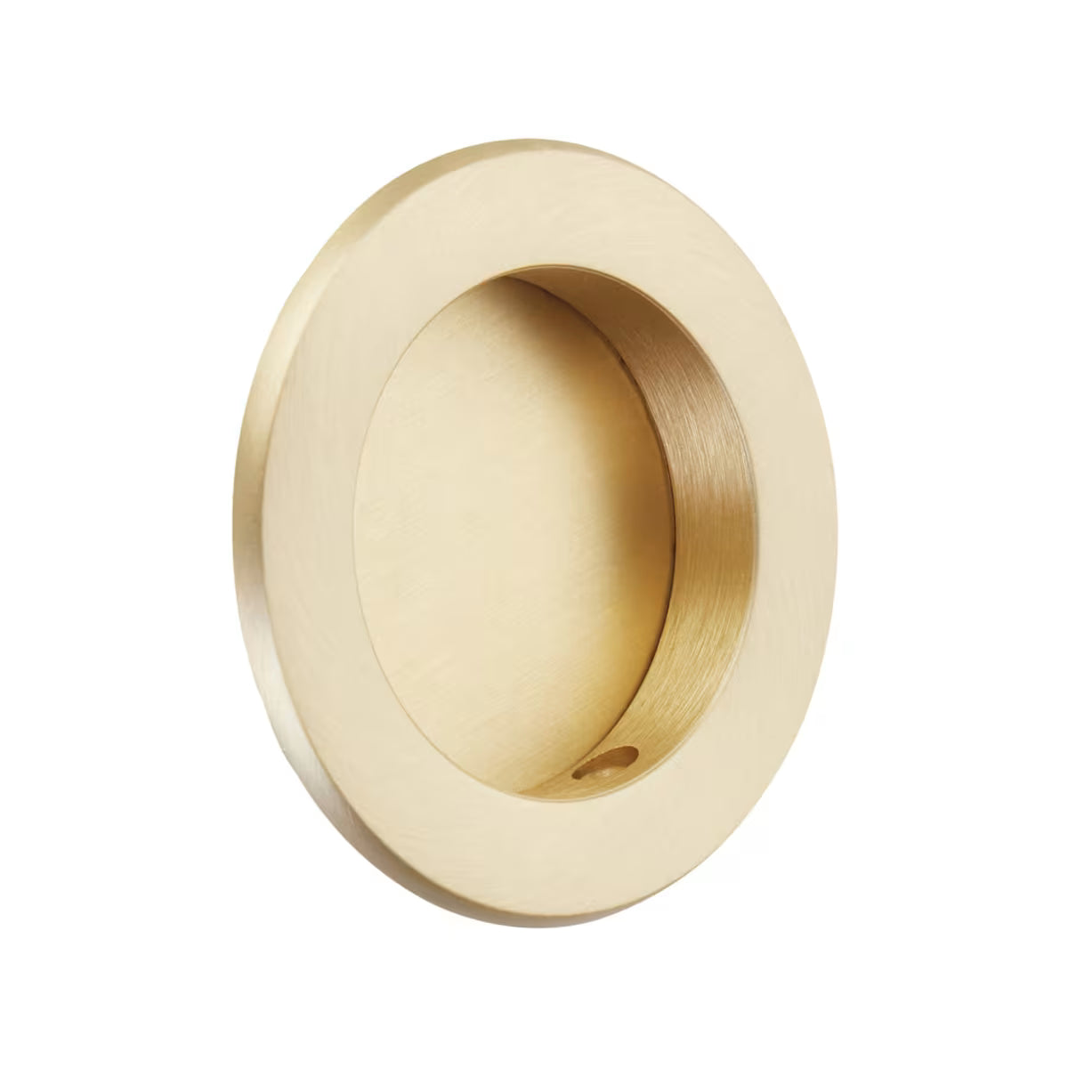 Emtek - Round Brass Flush Pull