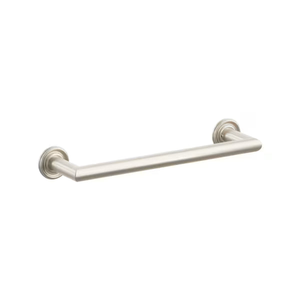 Emtek Modern Tubular Brass Towel Bar - Small Rosette