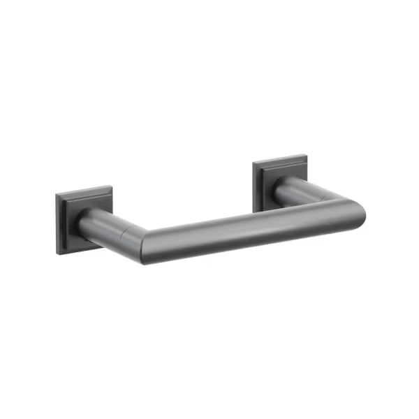 Emtek Modern Tubular Brass Paper Holder - Pivoting Double Post
