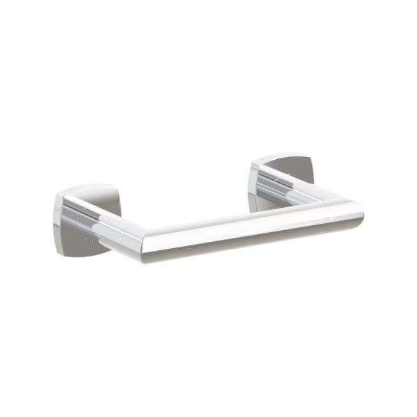 Emtek Modern Tubular Brass Paper Holder - Pivoting Double Post