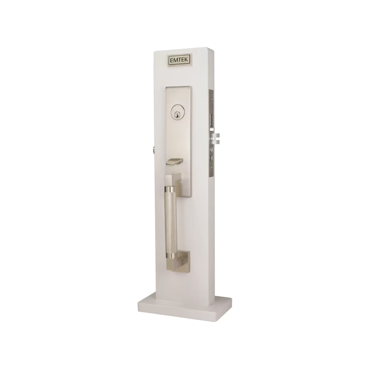 Emtek Hercules Knurled Monolithic Mortise Entry Set