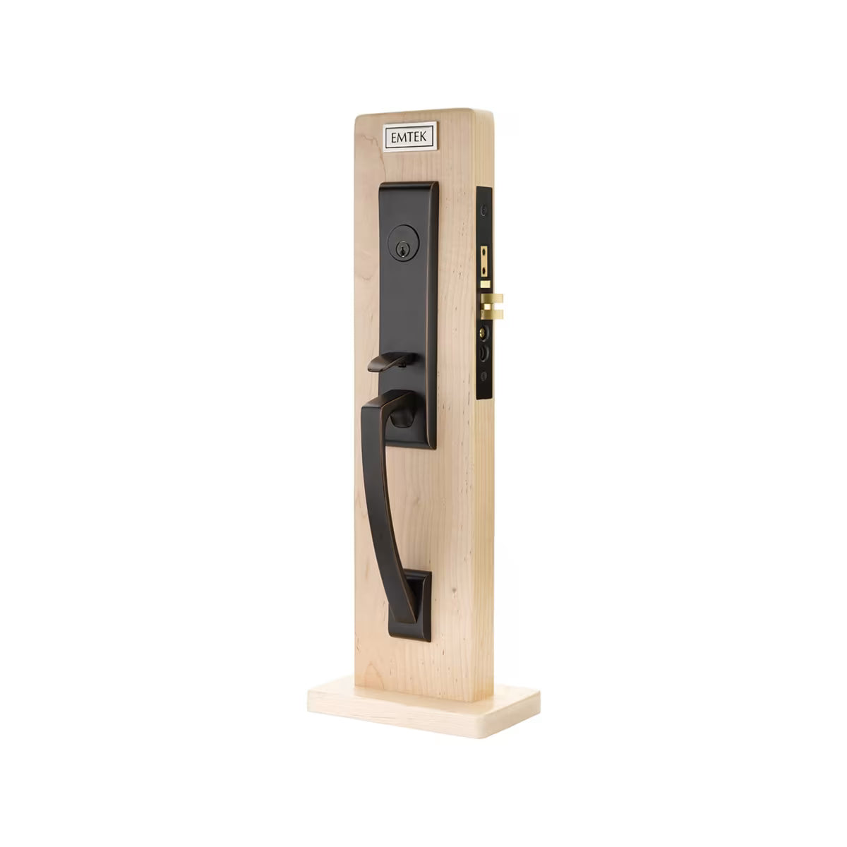 Emtek Brass Mortise Entrance Handleset - Artemis Mortise