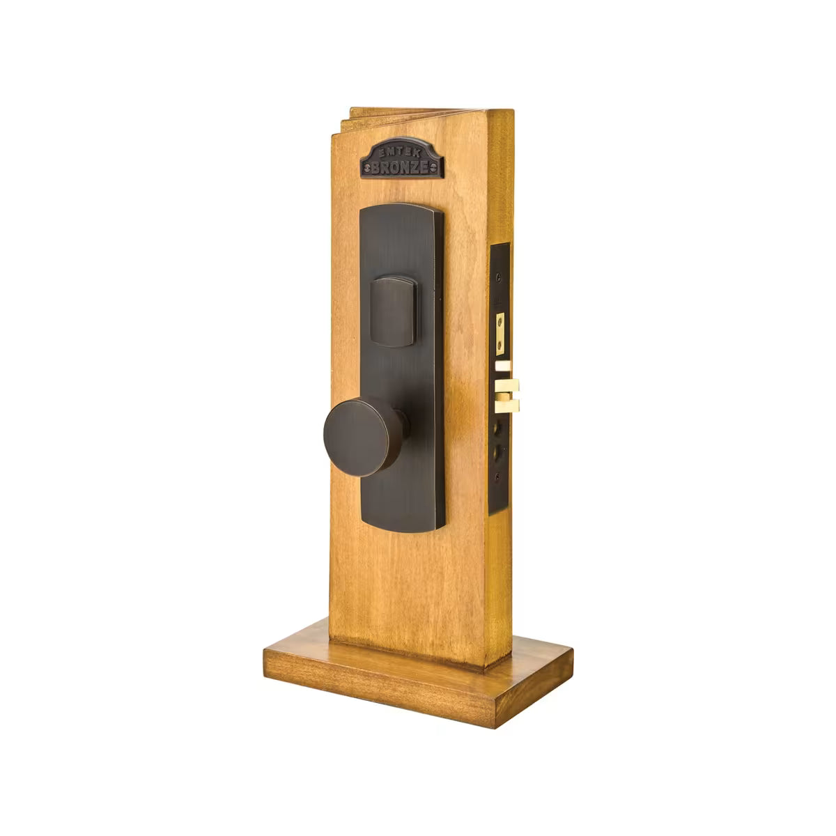 Emtek Sandcast Bronze Mortise Entrance Lockset - Hailey Mortise