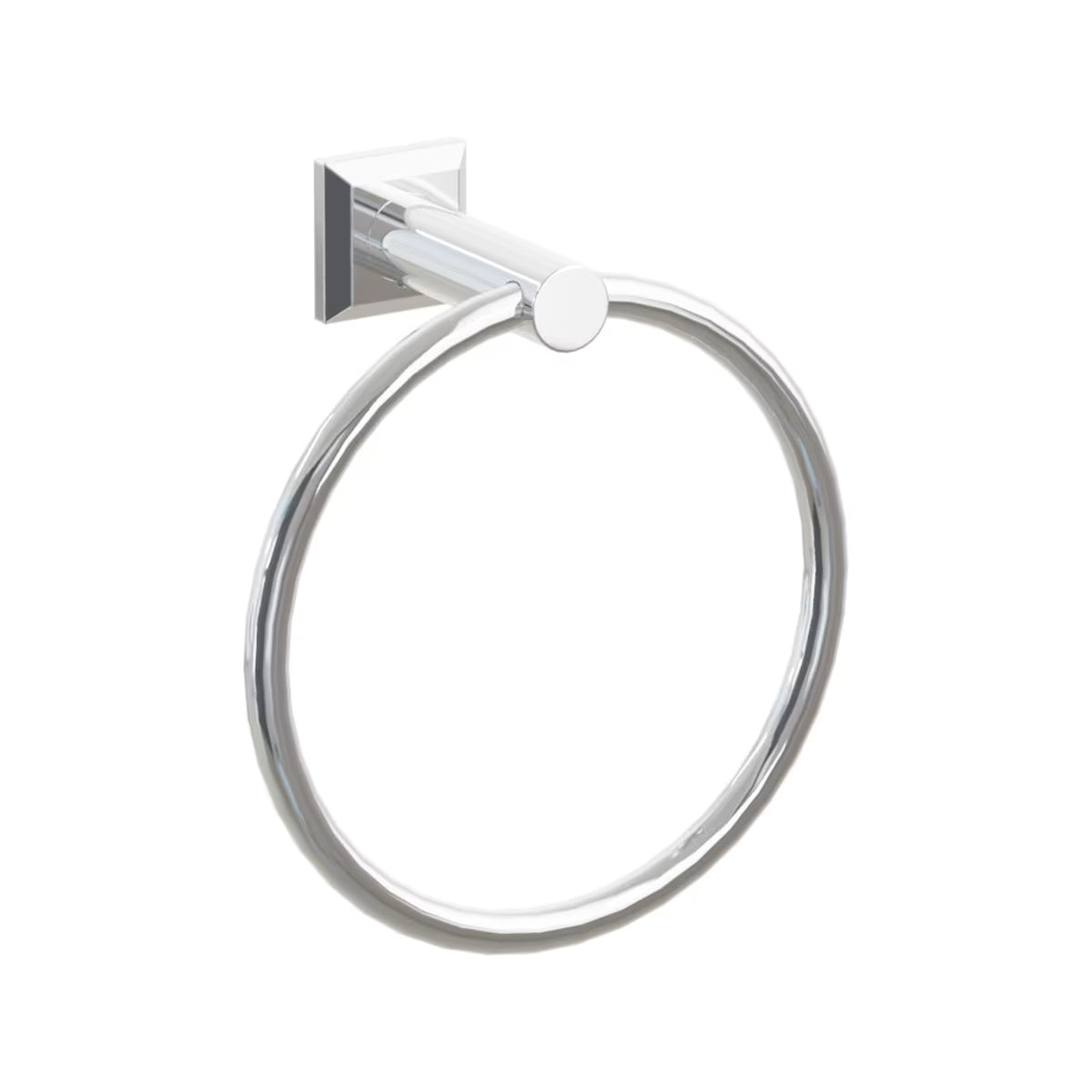 Emtek Modern Tubular Brass Towel Ring