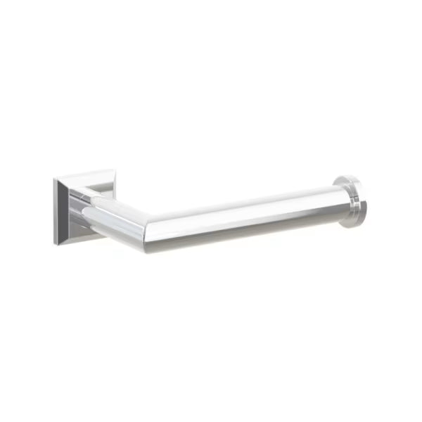Emtek Modern Tubular Brass Paper Holder - Single Post