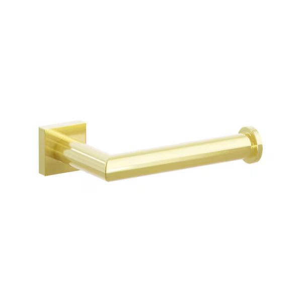 Emtek Modern Tubular Brass Paper Holder - Single Post
