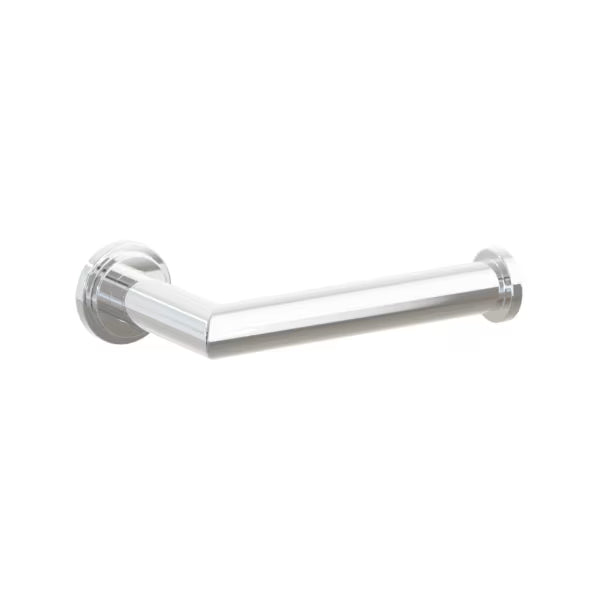 Emtek Modern Tubular Brass Paper Holder - Single Post