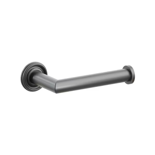 Emtek Modern Tubular Brass Paper Holder - Single Post