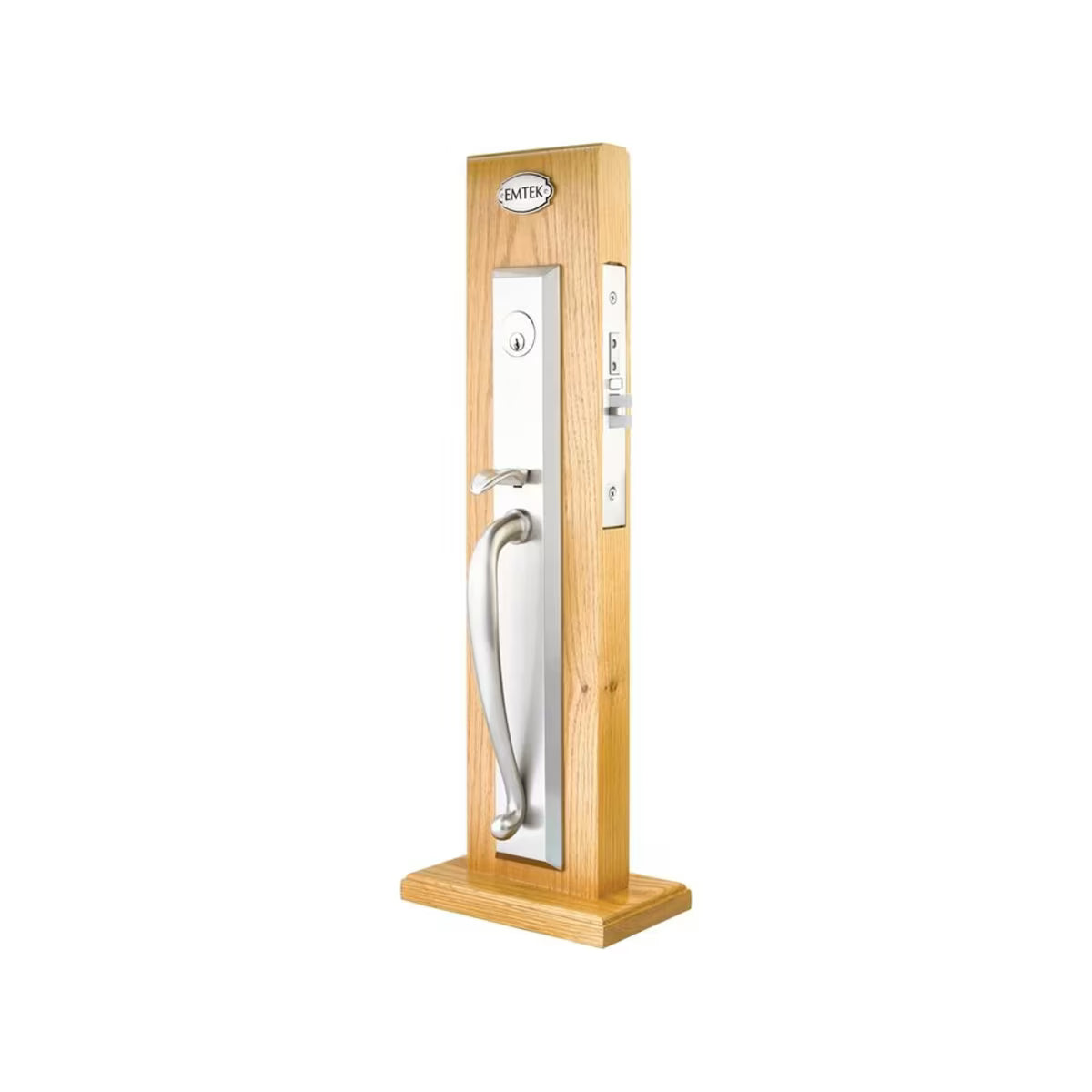 Emtek Brass Mortise Entrance Handleset - Middleton Mortise