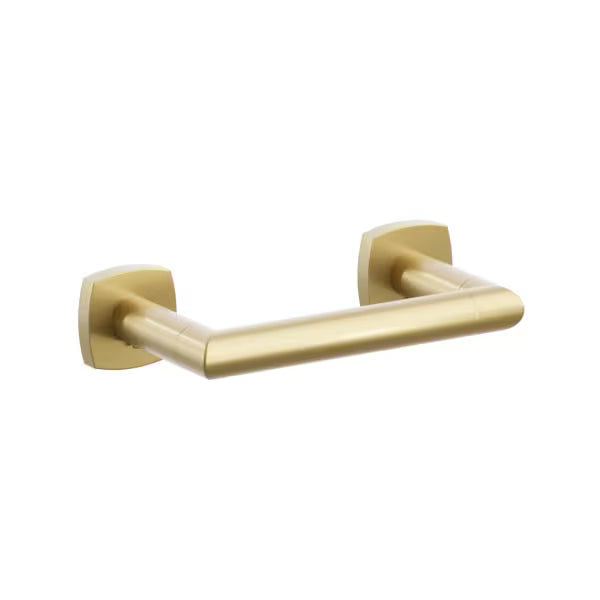 Emtek Modern Tubular Brass Paper Holder - Pivoting Double Post