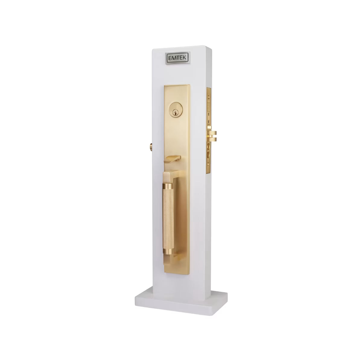 Emtek Hercules Knurled Full Length Mortise Entry Set