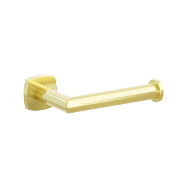 Emtek Modern Tubular Brass Paper Holder - Single Post
