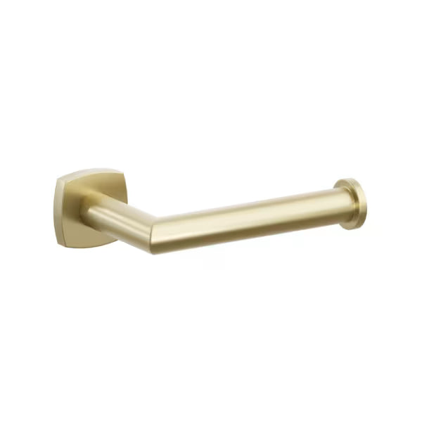 Emtek Modern Tubular Brass Paper Holder - Single Post