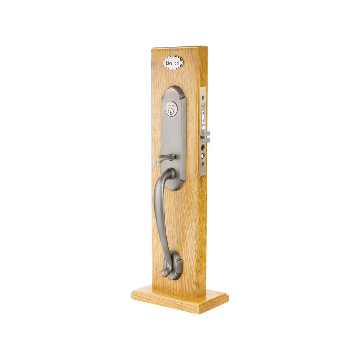 Emtek Brass Mortise Entrance Handleset - Albany Mortise