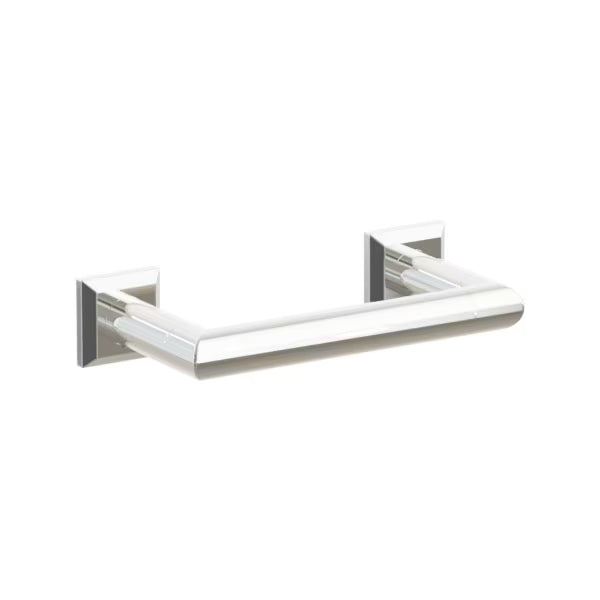 Emtek Modern Tubular Brass Paper Holder - Pivoting Double Post